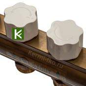 Коллектор для теплого пола с вентилями 8 выходов STOUT SMB 0468 000008